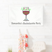 Drink op heksen Halloween Bachelorette Spandoek (Insitu)