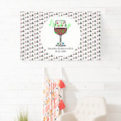 Drink op heksen Halloween Bachelorette Spandoek (Insitu)