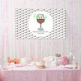 Drink op heksen Halloween Bachelorette Spandoek