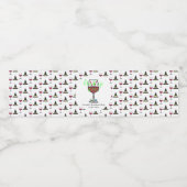 Drink op heksen Halloween Bachelorette Waterfles Etiket (Enkel label)