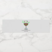 Drink op heksen Halloween Bachelorette Waterfles Etiket (Enkel label)