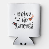 Drink op heksen Halloween Blikjeskoeler (Voorkant)