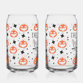 Drink Op Heksen Halloween Blikvorm Glas (Voorkant)