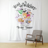 Drink op Heksen Halloween Bruidsfeest Backdrop Wandkleed (In situ)