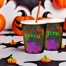 Drink Op Heksen Halloween Heksenfeest Tafelgerei Papieren Bekers