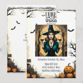 Drink op heksen Halloween Kaart (Voorkant / Achterkant)
