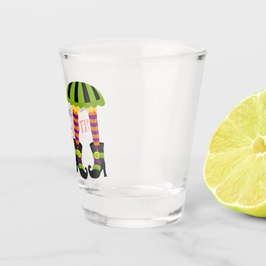 Drink op heksen Halloween Shot Glas (Rechts)