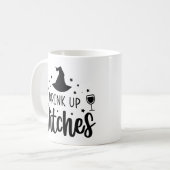 Drink op heksen koffiemok (Voorkant links)