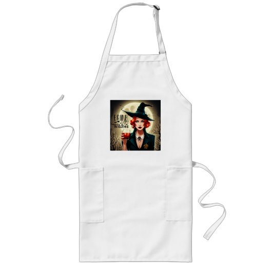 Drink op heksen lang schort (Voorkant)