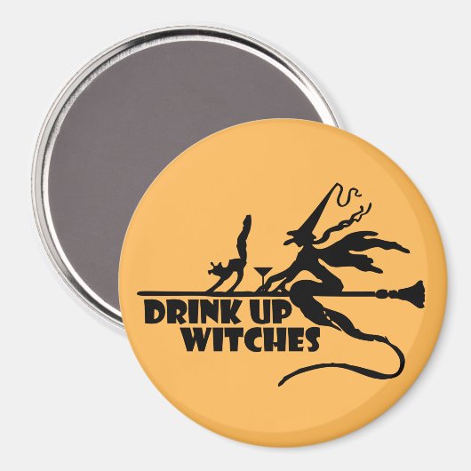 Drink op heksen magneet (Voorkant / Achterkant)