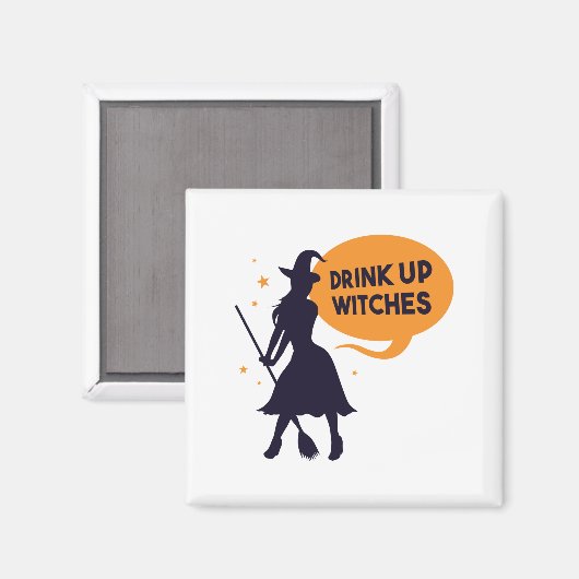Drink op heksen magneet (Voorkant / Achterkant)