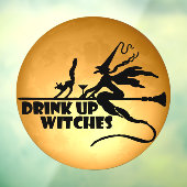 Drink op heksen raamsticker (Vel 3)