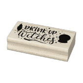 Drink op heksen rubberstempel (Stempel)
