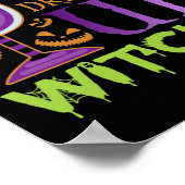 Drink op heksen Wine Lover Drink Halloween Poster (Hoek)