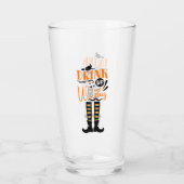 Drink op heksen - Witches Legs Glass Glas (Achterkant)