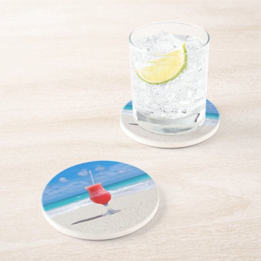 Drink op het onderzetter van de Beach (Zijkant)