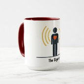 Drink op het signaal mok (Voorkant links)