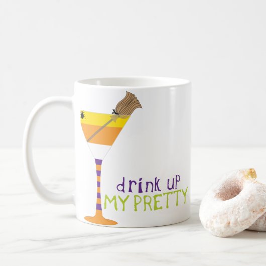 Drink op koffiemok (Met donut)