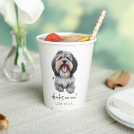 Drink op mij! Havanese Hond Bruiloft Papieren Bekers