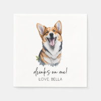 Drink op mij! Pembroke Welsh Corgi Dog Pet Wedding