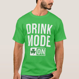 Drink op shamrock Irish Beer Ireland St. Patri T-shirt
