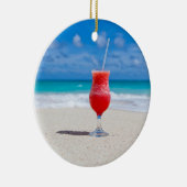 Drink op steunbalkversiering keramisch ornament (Rechts)