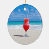 Drink op steunbalkversiering keramisch ornament (Links)