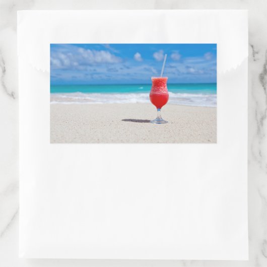 Drink op strand stickers (Tas)