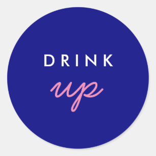 Drink op Welkomsttas Sticker