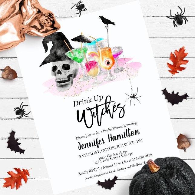 Drink op Whitches Vrijgezellenfeest Budget Uitnodi (Creator heeft geüpload)