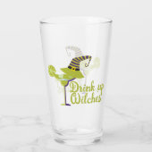 Drink op Witches Halloween Humor Glas (Achterkant)