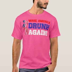 Drink Opnieuw Grappig Vierde van Juli Gift T-shirt