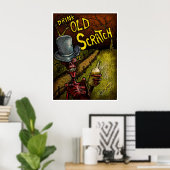 "DRINK OUD SCHERM" POSTER (Thuiskantoor)