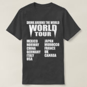 Drink over de hele wereld t-shirt (Design voorkant)