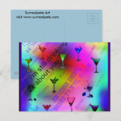 Drink over jou briefkaart (Voorkant / Achterkant)