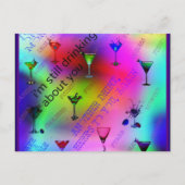 Drink over jou briefkaart (Voorkant)