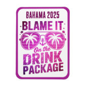 Drink Package Cruise Ship Stateroom Magnet Magneet (Verticaal)