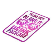 Drink Package Cruise Ship Stateroom Magnet Magneet (Linkerzijde)