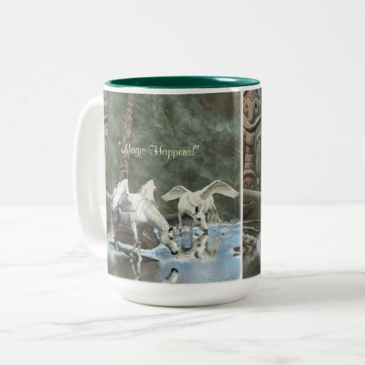 DRINK PEGASI & TOTEMS Fantasy Art Mok (Voorkant links)