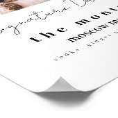 Drink Pet Signature met foto Poster (Hoek)