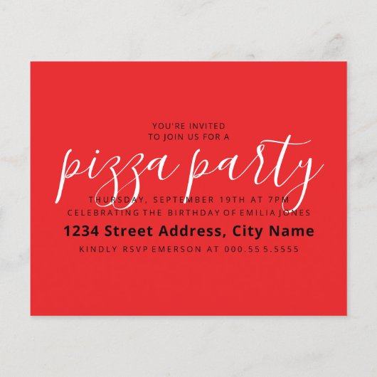 drink + pizza = liefde (Achterkant)