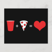 drink + pizza = liefde (Voorkant)
