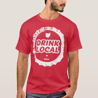 Drink plaatselijk Pet van de Ohio-kraftbber T-shirt