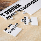 Drink Probeer - Grappige bruidsmeisje voorstel fot Legpuzzel (Zijkant)
