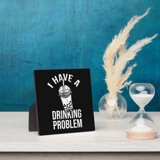 Drink probleem - Funny Boba, Bubble Tea Fotoplaat (Insitu)