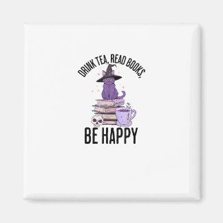 Drink Read Books Whimsigoth Halloween Design Magneet