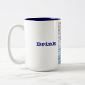 Drink reiger tweekleurige koffiemok (Links)