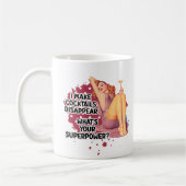 Drink Retro Houseechtgenote Humor Koffiemok (Links)