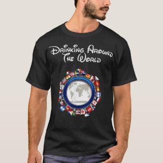 Drink rond de World Adult Vacation Gift Shir T-shirt