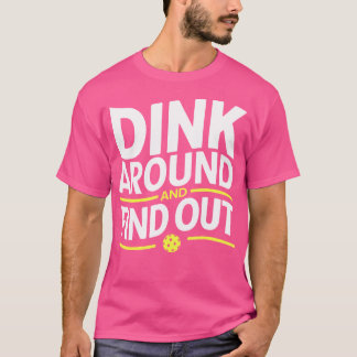 Drink rond en ontdek grappige pickleball t-shirt